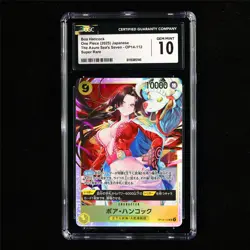 CGC 10 GEM MINT 2025 One Piece JPN Boa Hancock OP14-112 SR - Image 2