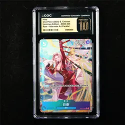 CGC 10 PRISTINE 2025 One Piece CHN Hina EB03-025 R (Alt Art) - Image 1