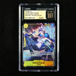 CGC 10 PRISTINE 2025 One Piece CHN Trafalgar Law EB03-062 SEC (Alt Art) - Image 1