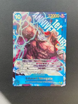 Carte One Piece TCG Edward Newgate OP08-043 Anniversary 1er Anniversaire FR NEUF - Image 1