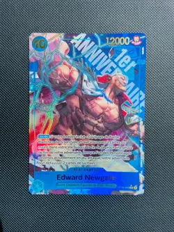 Carte One Piece TCG Edward Newgate OP08-043 Anniversary 1er Anniversaire FR NEUF - Image 4