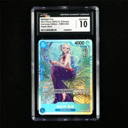 CGC 10 GEM MINT 2025 One Piece CHN Nefeltari Vivi EB03-024 SR - Image 2
