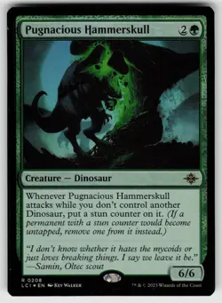 Pugnacious Hammerskull Foil R The Lost Caverns of Ixalan 208 MTG - Image 1