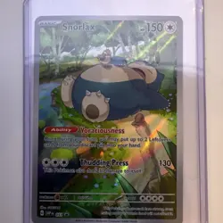 Pokemon Snorlax 051 Sv: Scarlet & Violet Promo Holo 150HP Basic - Image 1