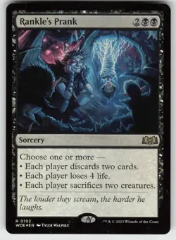 Rankle's Prank Foil R Wilds of Eldraine 102 MTG - Image 1