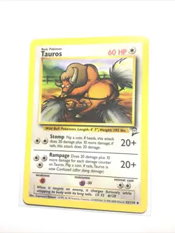 TAUROS - 62/130 - Base Set 2 - Pokemon Card - NM - Image 1