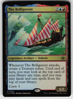 The Belligerent Foil R The Lost Caverns of Ixalan 225 MTG - Image 1