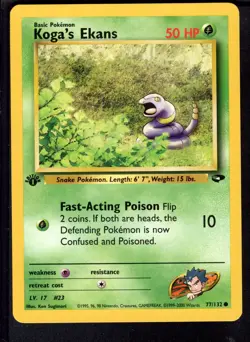 Pokemon Gym Challenge, 1st ed Common - Pick your cards - Image 4