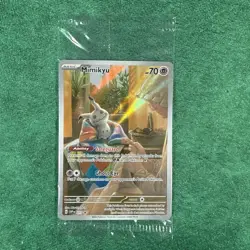 Mimikyu SVP 075 New & Sealed Promo Pokemon Card Paldean Fates - Image 1