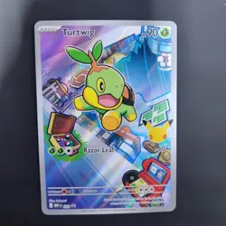 Pokemon First Partner Illustration 3 Card Lot Turtwig 40 Chimchar 41 Piplup... - Image 2