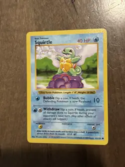 Pokemon TCG Shadowless Lot 15 Cards Base Set WOTC 1999 Squirtle Dratini Gastly + - Image 3