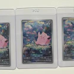 Clefairy 94/88 Perfect Order Full Art Illustration Rare Pokemon Card-lot of 3 NM - Image 2