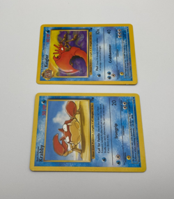 Pokemon Trading Card Game TCG Fossil Krabby & Kingler 51/62 - 38/62 - Image 3