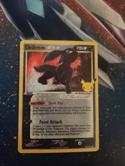 Pokemon Umbreon Star 17/17 Ultra Rare 2007 70HP Regular Darkness Card - Image 1