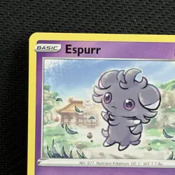 Pokemon 2021 Battle Styles Espurr Card #60/163 NM - Image 2