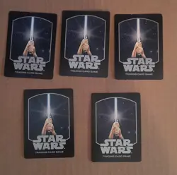 Wizards Star Wars Trading Card Game 5 Card Lot 2005 Padme Anakin Tusken AT-AT - Image 2