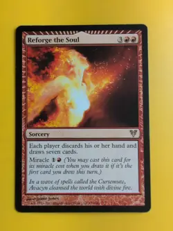 Reforge the Soul. Avacyn Restored. Sorcery Magic the Gathering Card. - Image 1