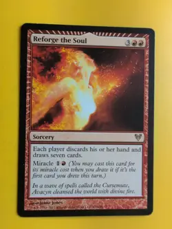Reforge the Soul. Avacyn Restored. Sorcery Magic the Gathering Card. - Image 2