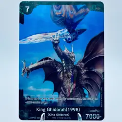 Godzilla Card Game King Ghidorah (1998) EBP03-086 P Foil Single Card - Image 1