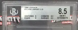 MTG Sylvan Library - Legends Magic the Gathering Card Graded BGS 8.5 - Image 3