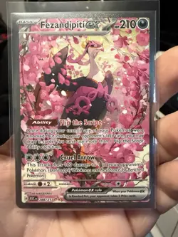 Fezandipiti Ex 288/217 SIR Ascended Heroes Pokemon Card Near mint - Image 1
