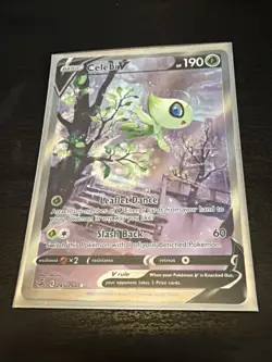 Pokemon Celebi V Alternate Full Art Ultra Rare Fusion Strike Holo 245/264 Card - Image 1
