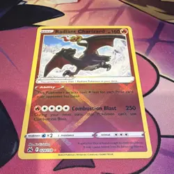 Pokemon TCG Radiant Charizard Basic Holo Card F 020/159 English Standard - Image 2