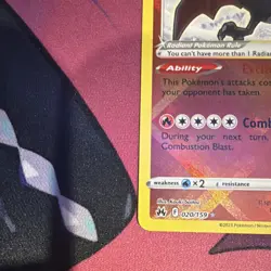 Pokemon TCG Radiant Charizard Basic Holo Card F 020/159 English Standard - Image 4