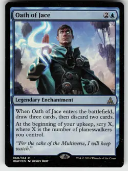 Oath of Jace Foil R Oath of the Gatewatch 60 MTG - Image 1