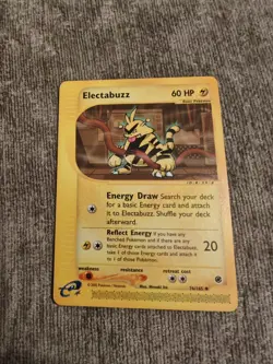 Electabuzz Pokemon Card 76/165 Expedition Uncommon Non-holo NM/LP WOTC Vintage - Image 1