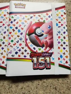Pokemon Scarlet & Violet 151 - Mew Binder Collection - Binder Only NO CARDS - Image 1