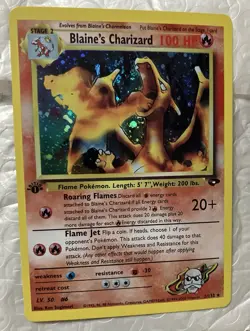 Work of art by a fan of Charizard Blaine’s Charizard 2/132 1st Edition - Image 1