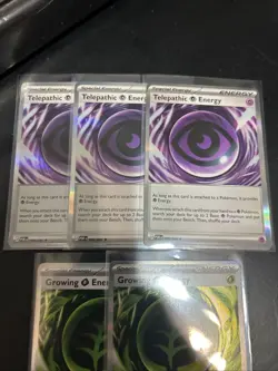 Perfect Order Energy HOLO CARD LOT Of 8 Telepathic/Growing/Rocky - Image 2