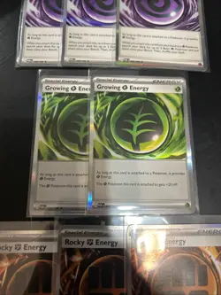 Perfect Order Energy HOLO CARD LOT Of 8 Telepathic/Growing/Rocky - Image 3