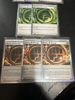 Perfect Order Energy HOLO CARD LOT Of 8 Telepathic/Growing/Rocky - Image 4