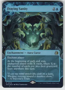 Fraying Sanity Foil R Wilds of Eldraine: Enchanting Tales 19 MTG - Image 1