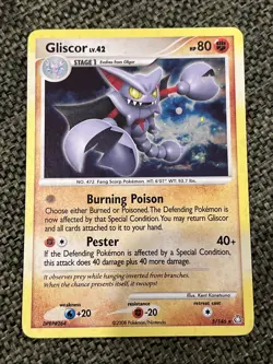 Pokemon Card - Gliscor Legends Awakened 5/146 Holo Rare NM - Image 1
