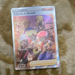 Pokemon Friends in Sinnoh Trainer Full Art Ultra Rare Holo Card 149/159 Crown Z… - Image 1