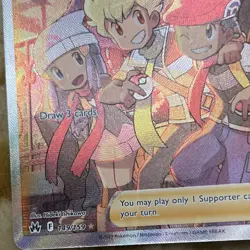Pokemon Friends in Sinnoh Trainer Full Art Ultra Rare Holo Card 149/159 Crown Z… - Image 3