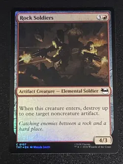 MTG Teenage Mutant Ninja Turtles Rock Soldiers Foil 0107 NM - Image 1