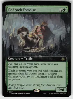 Bedrock Tortoise Foil R The Lost Caverns of Ixalan 176 MTG - Image 1