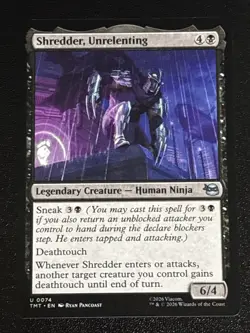 MTG Teenage Mutant Ninja Turtles Shredder, Unrelenting 0074 NM - Image 1