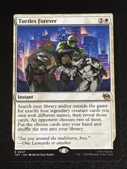 MTG Teenage Mutant Ninja Turtles Turtles Forever 0027 NM Rare - Image 1