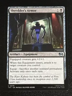 MTG Teenage Mutant Ninja Turtles Shredder's Armor 0075 NM - Image 1