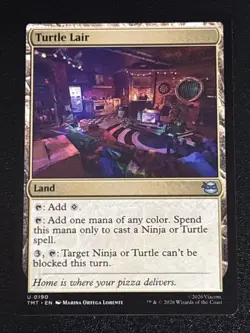 MTG Teenage Mutant Ninja Turtles Turtle Lair 0190 NM - Image 1