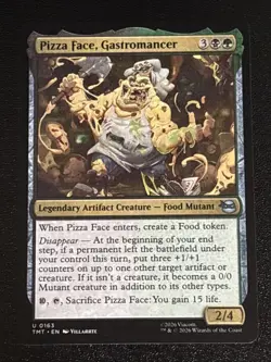 MTG Teenage Mutant Ninja Turtles Pizza Face, Gastromancer 0163 NM - Image 1