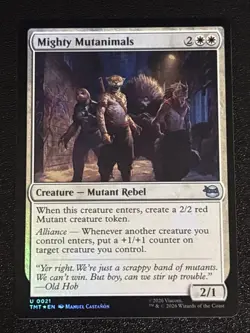 MTG Teenage Mutant Ninja Turtles Mighty Mutanimals Foil 0021 NM - Image 1