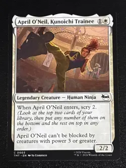 MTG Teenage Mutant Ninja Turtles April O'Neil, Kunoichi Trainee 0003 NM - Image 1