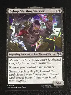 MTG Teenage Mutant Ninja Turtles Bebop, Warthog Warrior 0059 NM - Image 1