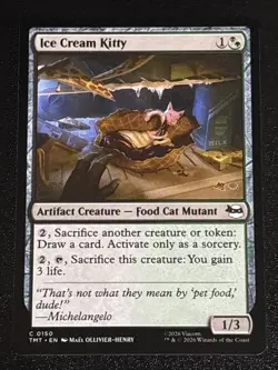 MTG Teenage Mutant Ninja Turtles Ice Cream Kitty 0150 NM - Image 1